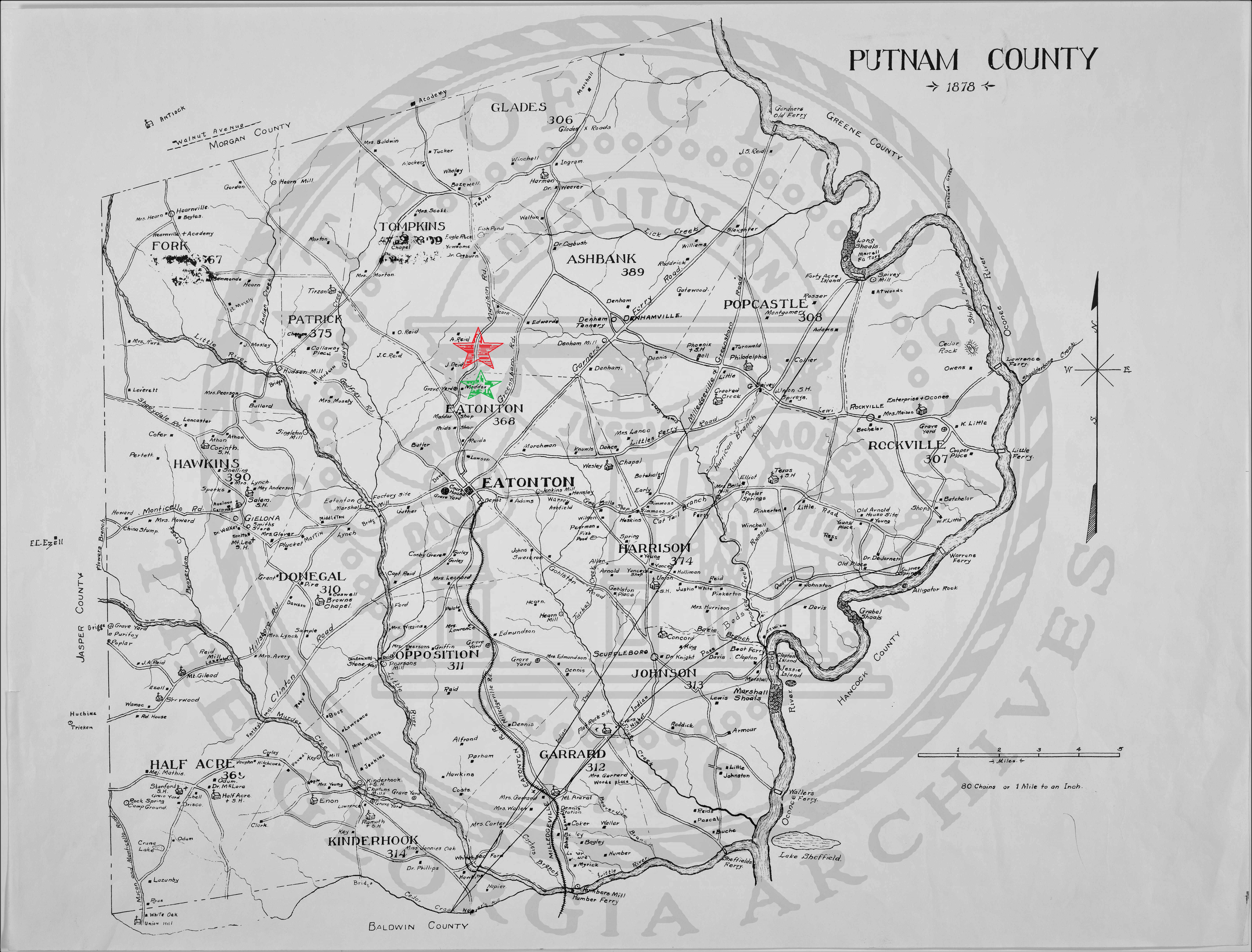 Map_of_Putnam_County 1850 - Maddoxes